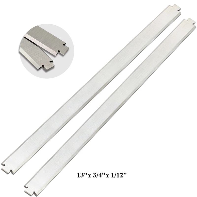 HSS Power Planer Blades Knives 13 Inches for Ryobi AP1301 Ridgid TP1300 TP13001 TP13002 TP13000 AC8630 Replaces Set of 2