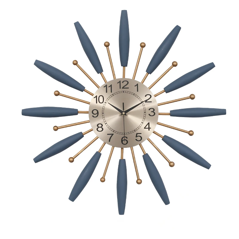 

Silent Simple Wall Clock Modern Design Lighted Minimalist Wall Clock Large Metal Orologio Da Parete Home Decorations OO60WC