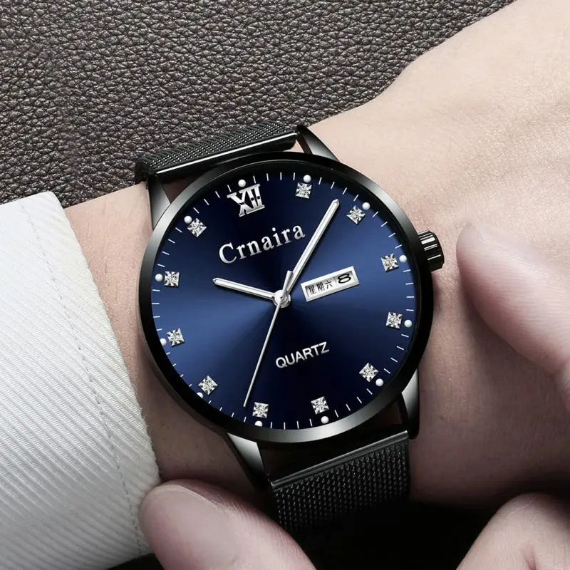 

Fashion Watch Men Military Quartz Mens Watches Relogio Masculino Top Brand Luxury Stainless Steel Sports Wristwatch Date Clock