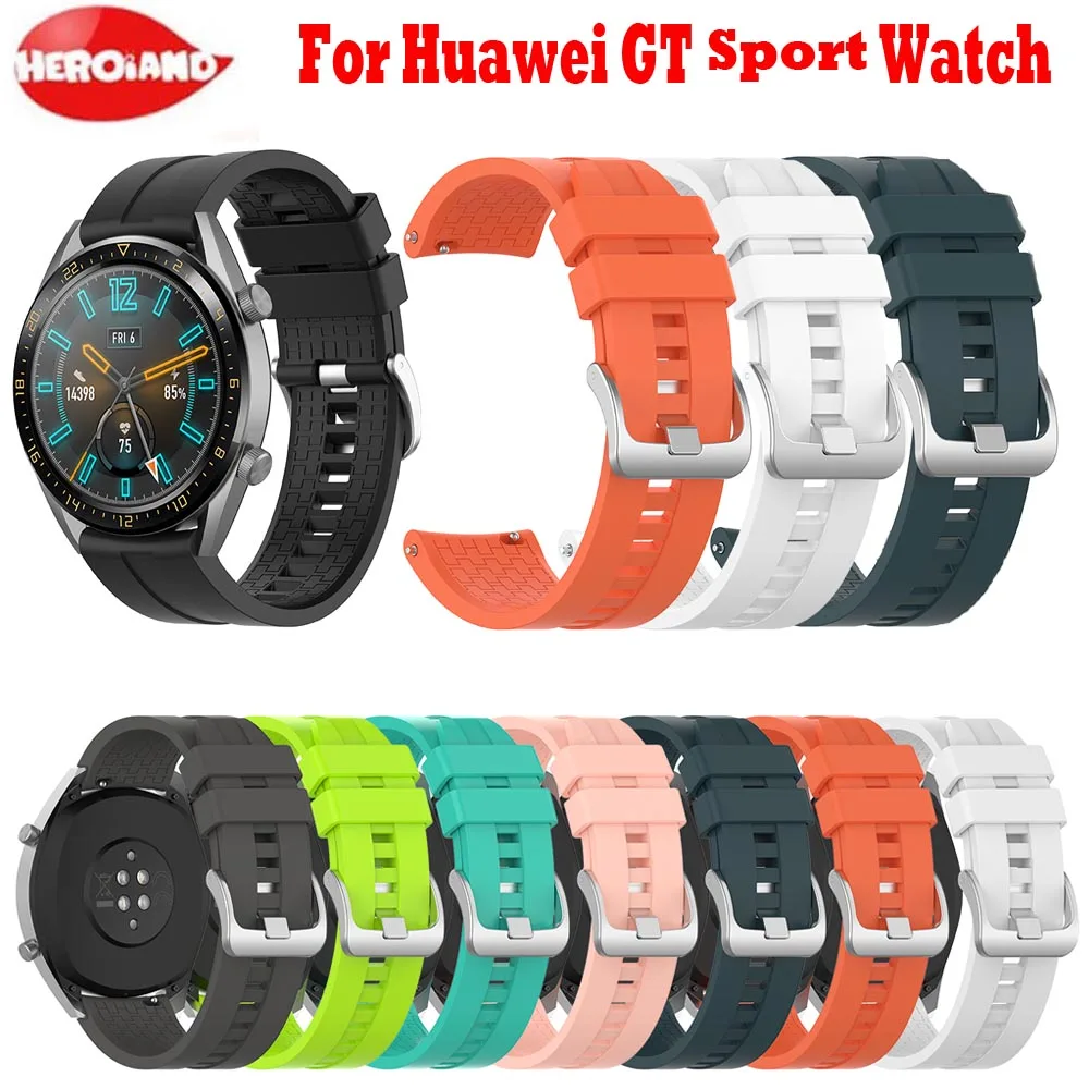 For Huawei Watch GT Strap for samsung galaxy watch 46mm silicone 22mm band smartwatch Gear S3 Frontier Bracelet | Электроника