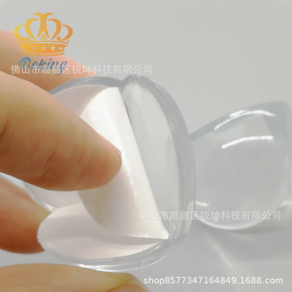 

Fully Transparent Children Small Spherical Corner Protector Baby Safe Corner Protector Protection Tasteless PVC Infant Protectio