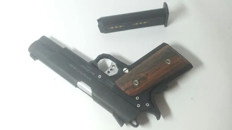 3D бумажная модель оружия Hitman US Colt M1911 пистолет масштаба 1:1 оружие пазлы игрушка