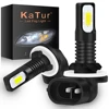 Katur Светодиодная лампа H27, 2 шт., 881 Led, H27W2, 2400LM, 6500K, белый, противотуманный светильник, передняя фара, для вождения, для автомобиля, 12 В, H27W/2 H27W ► Фото 1/6