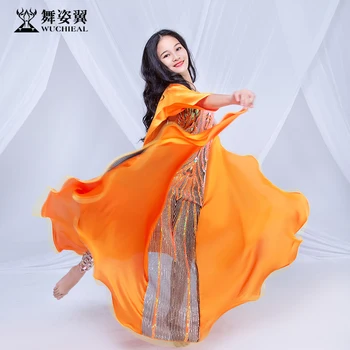 

Kids girls Belly Dance Performance Costume dress Oriental Indian Dancing Stage Wear RT503