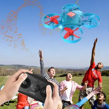 

Music Drone Mini Child Kid Remote Control Aircraft Four-axis High-end Toy Aircraft RC Drone Stunt Paraglider Flight Quadcopter D