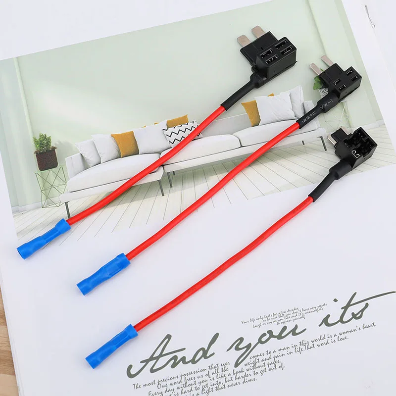 Car Fuse Holder 12V MINI SMALL MEDIUM Size Add-a-circuit Fuse Tap Adapter with 10A Micro Mini Standard ATM Blade