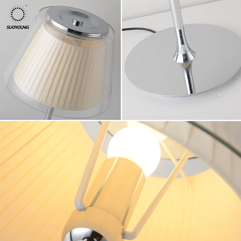 27 Beside E Led Light Restaurant Glass Table Lamp For Bedside Table deco maison