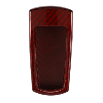 

Red Real Carbon Fiber Case Remote Fob Key Cover Fit for CC OTAN