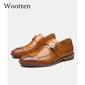 

Plus Size 38-48 Loafers men slip on designer luxury Social elgant autumn footwear fashion leather mocassin casual shoes men