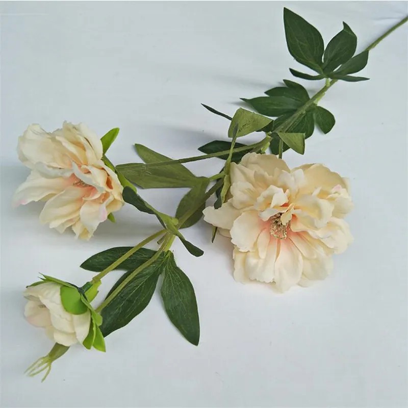 10P поддельный длинный стебель Platycodon Grandiflorus 32,2" длина имитация рододендрона для дома Свадебные Декоративные искусственные цветы