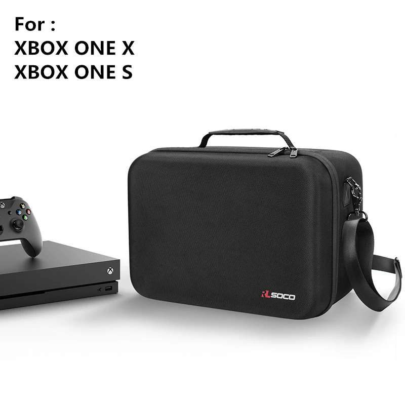 Многофункциональная дорожная сумка для хранения чехол для Xbox one X ONEX/Xbox One S сумка через плечо с ремешком игровой держатель диска