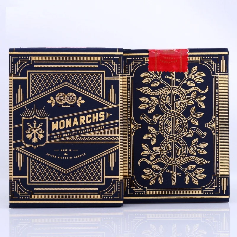 Theory11 Monarch игральные карты Monarchs колода синий/красный/зеленый T11 покер Волшебная карта крупным планом магические трюки для профессионального волшебника