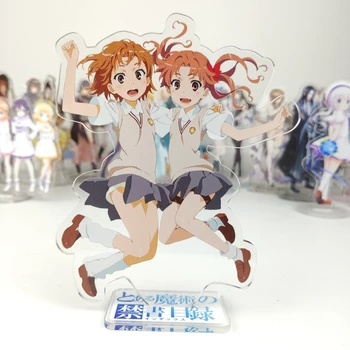 

Japan Anime To Aru Majutsu Railgun Related Products Cannon Sister Cosplay Acrylic Stand Model Plate Desk Decor Xmas Cute Gifts