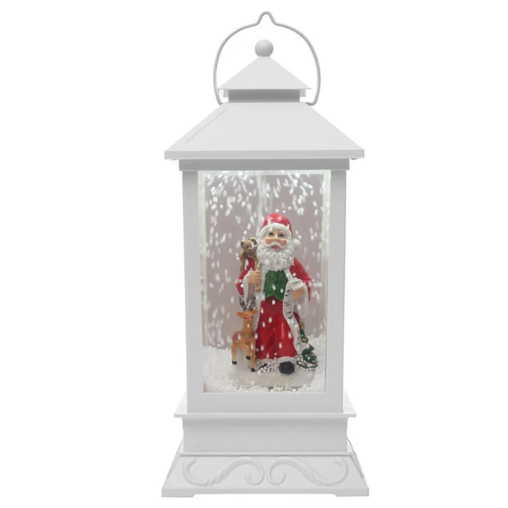 

Party Home Ornaments Kid Gift Music Box Portable Holiday Festival Lightweight Christmas Decoration ABS LED Light Snow Globe