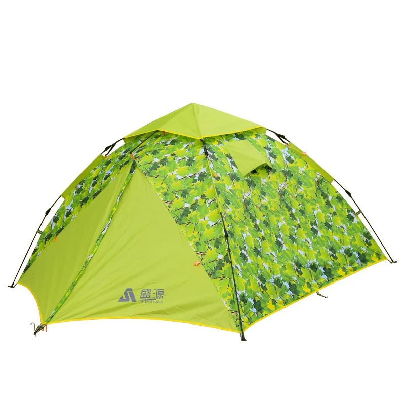 

ShengYuan Cross Border Automatic Tent Outdoor 3-4 People Total-enclosed Dual Purpose Easy-to-put-up Tent Hole-to Build Foreign T