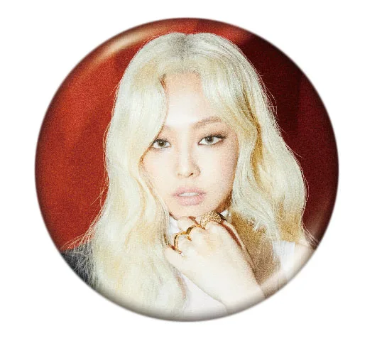 K-POP BLACKPINK альбом брошь, значок на булавке аксессуары для одежды шляпа украшение для рюкзака 1 шт. настраиваемый брошь значки на заказ - Окраска металла: F