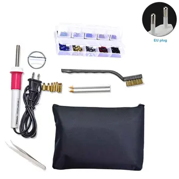 

Crystal Glass DIY Tool Colorful Rhinestones Support Stand Garment Hotfix Applicator Set Tweezer Sewing Crafts For Wedding Dress