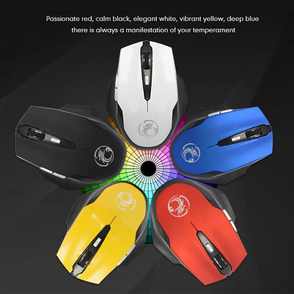 IMice 6 ключ игровая мышь e-1900 1600 dpi 2,4 GHz беспроводная оптическая 6D игровая мышь Мыши для компьютера ПК ноутбука USB приемник