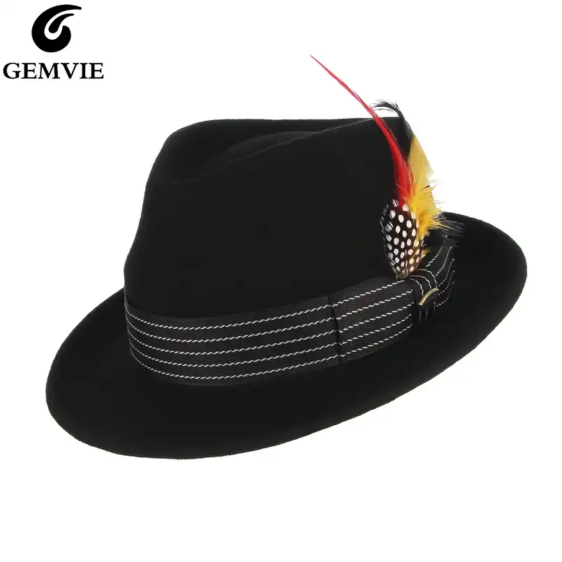 short brim felt hat