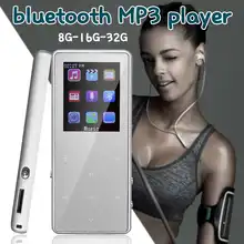 Портативный 8G 16G 32G bluetooth без потерь MP3 MP4 музыкальный плеер fm-радио Запись голоса звук Vedio с наушниками Поддержка TF карты