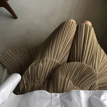 TVVOVVIN, осень, одноцветная, Ниша, дизайнерский профиль, высокая поясничная складка, половина юбки, женская короткая юбка, юбка-парашют ZX136