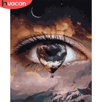 

HUACAN Paint By Number Figure Hand Painted Paintings Art Drawing On Canvas Gift DIY Pictures By Numbers Portrait Kits Home Decor