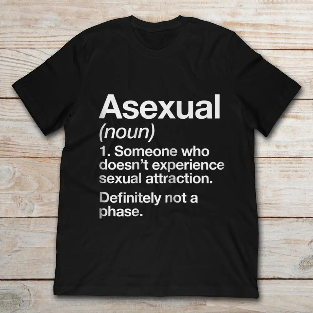Мужская футболка с коротким рукавом Asexual Definition | одежда