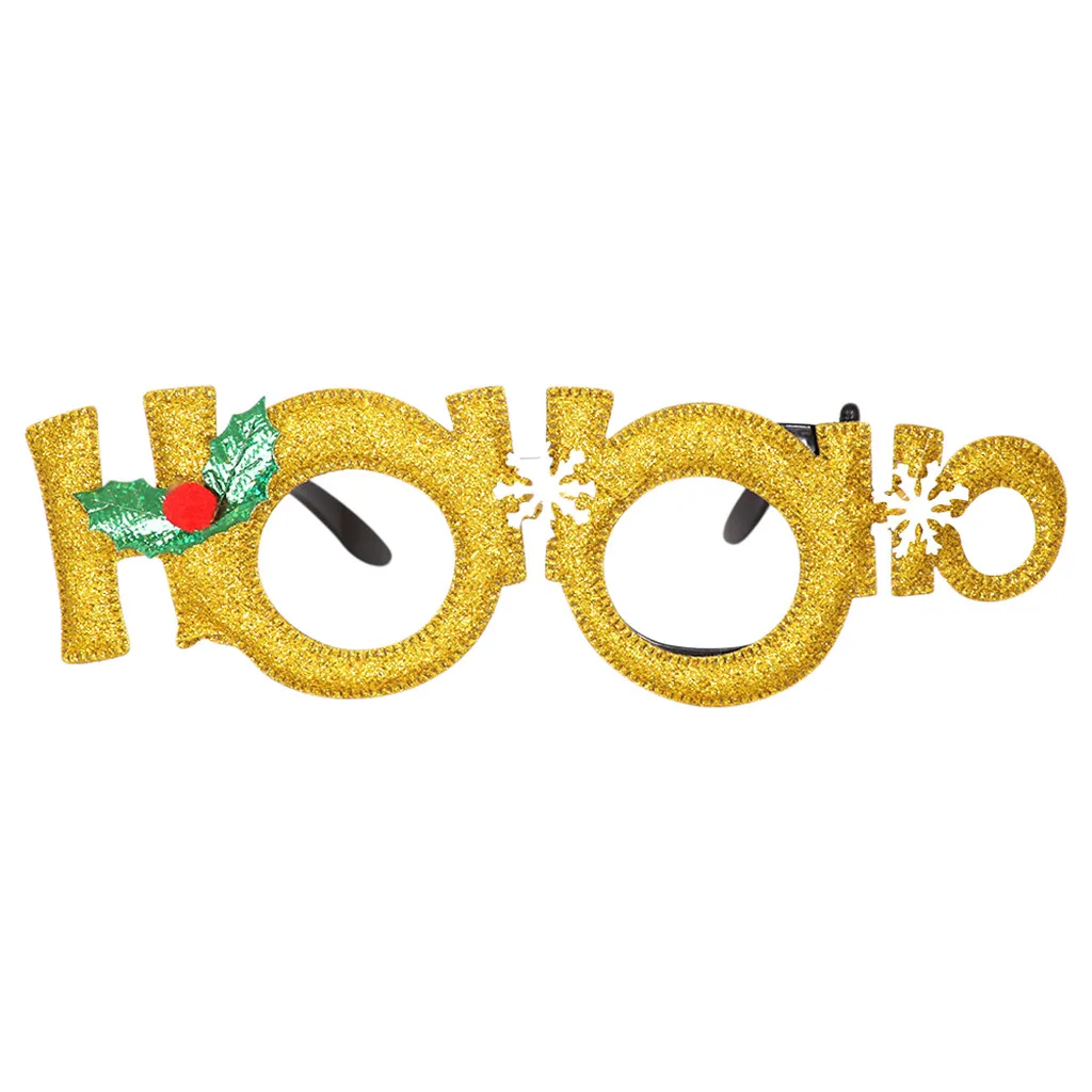 Рождественский подарок, очки, вечерние, реквизит для костюмированной вечеринки, животные, милое платье, красивые очки для фотосессии, реквизит de regalo de navidad - Цвет: E