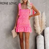 Women Tiered Ruffle Ruched Cami Dress Casual Dress  Elegant Fashion Chic Dress ► Photo 3/4