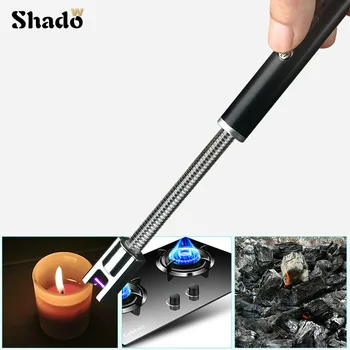 

Arc Pulse Ignition Gun Power Display Aromatherapy Rechargeable Cigarette Lighter Kitchen Outdoor Barbecue Baking