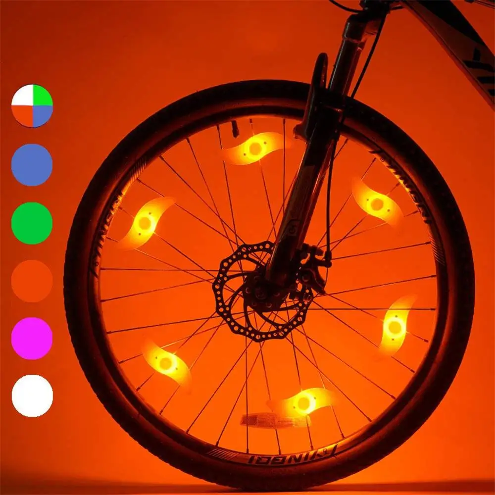 Bicycle Accessories Spoke Lights Cycling Bike Wheel Lights for Bicycle Decoration 6 Pack Batteries Included Glow Caps on Wheels Bicycle Accessories Spoke Lights Cycling Bike Wheel Lights for Bicycle Decoration 6 Pack Batteries Included Glow Caps on Wheels
