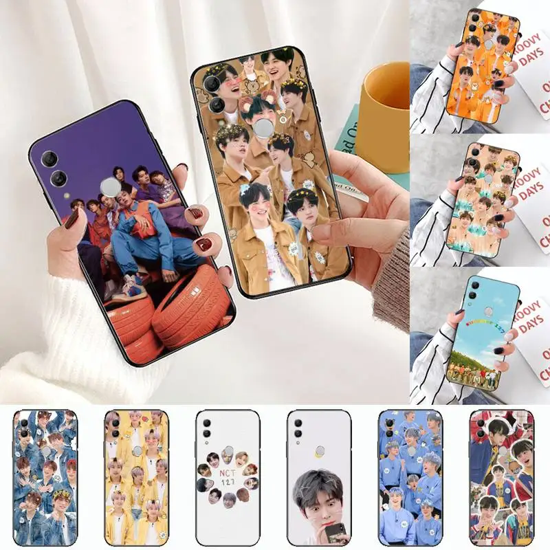 NCT 127 жесткий чехол для телефона с рисунком в виде Huawei Enjoy 7 фотоаппаратов