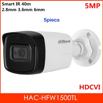 

Dahua Lite Plus Series 5MP HDCVI Camera 1/2.7" CMOS 2pcs IR LEDs Smart IR 40 meters 3.6mm,2.8mm, 6mm Optional Plastic Case