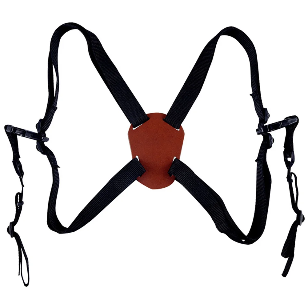 Binocular Strap X Shaped Chest Harness Shoulder Elastic Black