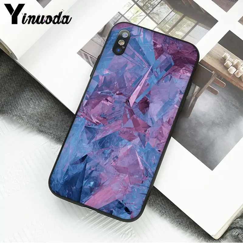 Blue Pink Purple Gemstone Agate Marble crystal 
