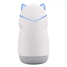 Портативный мини беспроводной динамик беспроводной 4,2 Cat Форма динамик s опорное переговорное устройство Tf карта играть со светодиодной подсветкой