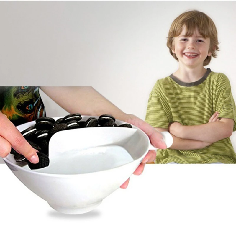 Creative Handle Separated Bowl With Handle Home Isolated Bowl With Snack Separated Bowl Snack Bowl Cereal