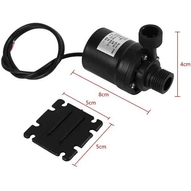 Pompa Acqua Mini DC Brushless DC 3-6V, 120L/H, Ultra Silenziosa - Perfetta Per Acquari, Progetti Fai Da Te Mini Pompa Acqua - Foto 2