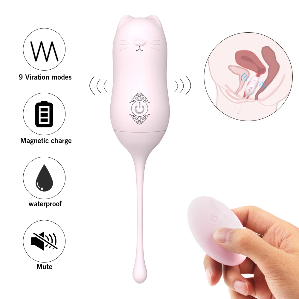 Wireless Remote Control Vibrating Eggs Vibrator Sex Toy for Woman USB Recharging Clitoris Stimulator Vaginal Massage Ball | Красота и