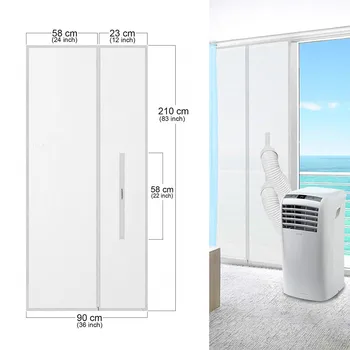 

90X210cm Portable air conditioner and dryer door sealing window seal cloth window soft window frame seal cloth UV resistant 67