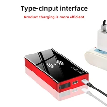 Démarreur de saut de voiture, chargeur sans fil, 20000mAh, 12V, courant de crête 600A, dispositif Portable d'éclairage, batterie d'alimentation, booster pour voiture
