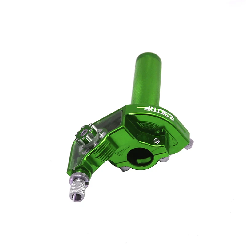 ZSDTRP CNC регулируемые алюминиевые ручки дроссельной заслонки оседают твист газа дроссельной заслонки ручка для 110-250cc грязи ямы велосипеды модифицированные - Цвет: green