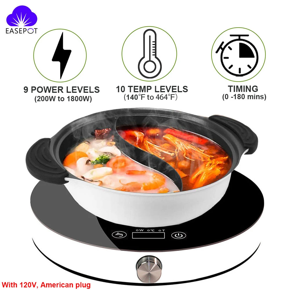 Details about / EASEPOT Induction Cooktop Cooker Countertop Burner Hot Plate Stove Induction Hob
