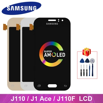 

J110 Display Super AMOLED For Samsung Galaxy J1 Ace 2016 LCD Touch Digitizer Screen Replacement Parts J110H J110F J110M Display