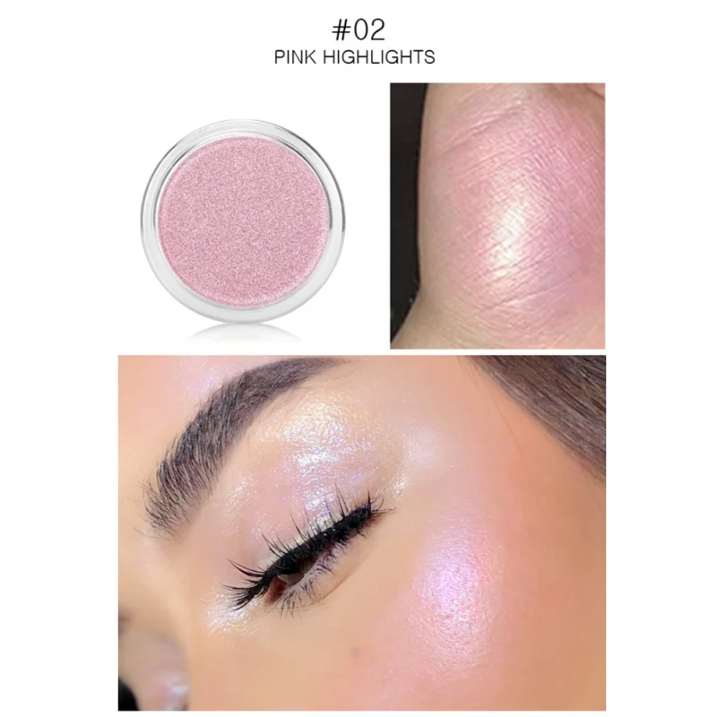 Блеск для лица Highlighter пудра водонепроницаемые бронзаторы щек Румяна Макияж