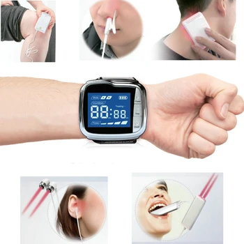 

Red Light Laser Therapy High Blood Pressure Watch Laser Pain Relief Knee Arthritis Treatment Medical Device