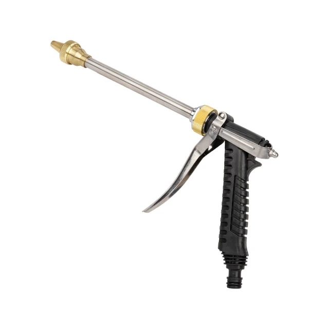 Nagynyomású Fém Vízpisztoly Autó Mosó Kert Öntöző Öntözés Sprinkler Meghosszabbított