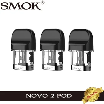 

3Pcs/lot Original SMOK Novo 2 Pod Cartridge 2ML Mesh 1.0ohm DC 1.4ohm MTL Quartz 1.2ohm Coil Pod for E Cigarette NOVO 2 Pod Vape