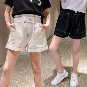 

Kids Shorts for Girls Shorts Jeans Hole Ripped Children Denim Short Pants Fashion Jeans Summer Casual Short Pants 10 12 13 Year