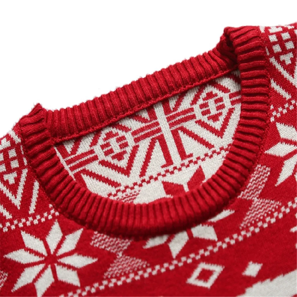 Рождественский свитер с длинным рукавом, мужской вязаный Рождественский свитер, вязаный облегающий мужской свитер, пуловер, пуловер, шерстяной пуловер